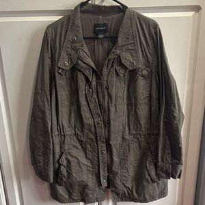 DKNY Women's Olive Utility Jacket